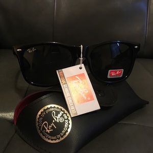 Black RayBan sunglasses never used