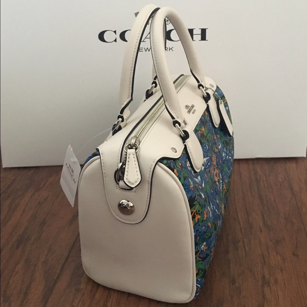 COACH Mini Bennet Floral Satchel - Picture 4 of 8