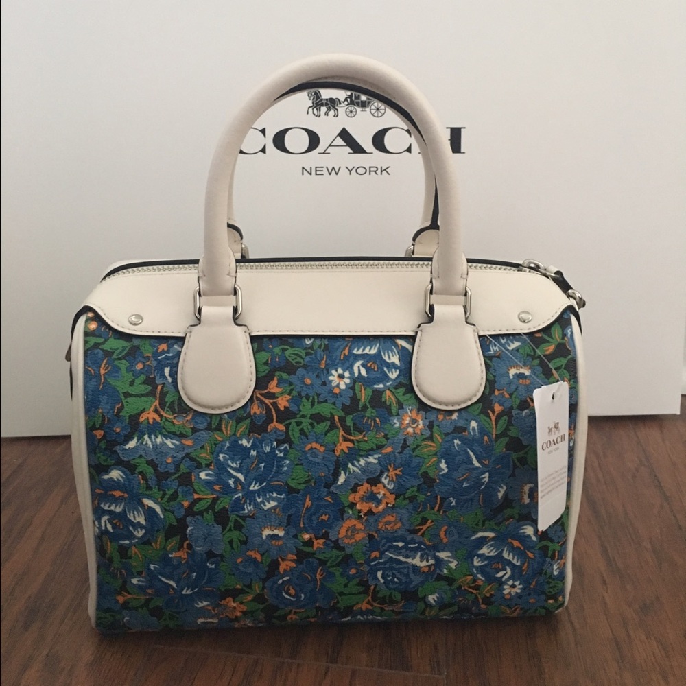 COACH Mini Bennet Floral Satchel - Picture 3 of 8