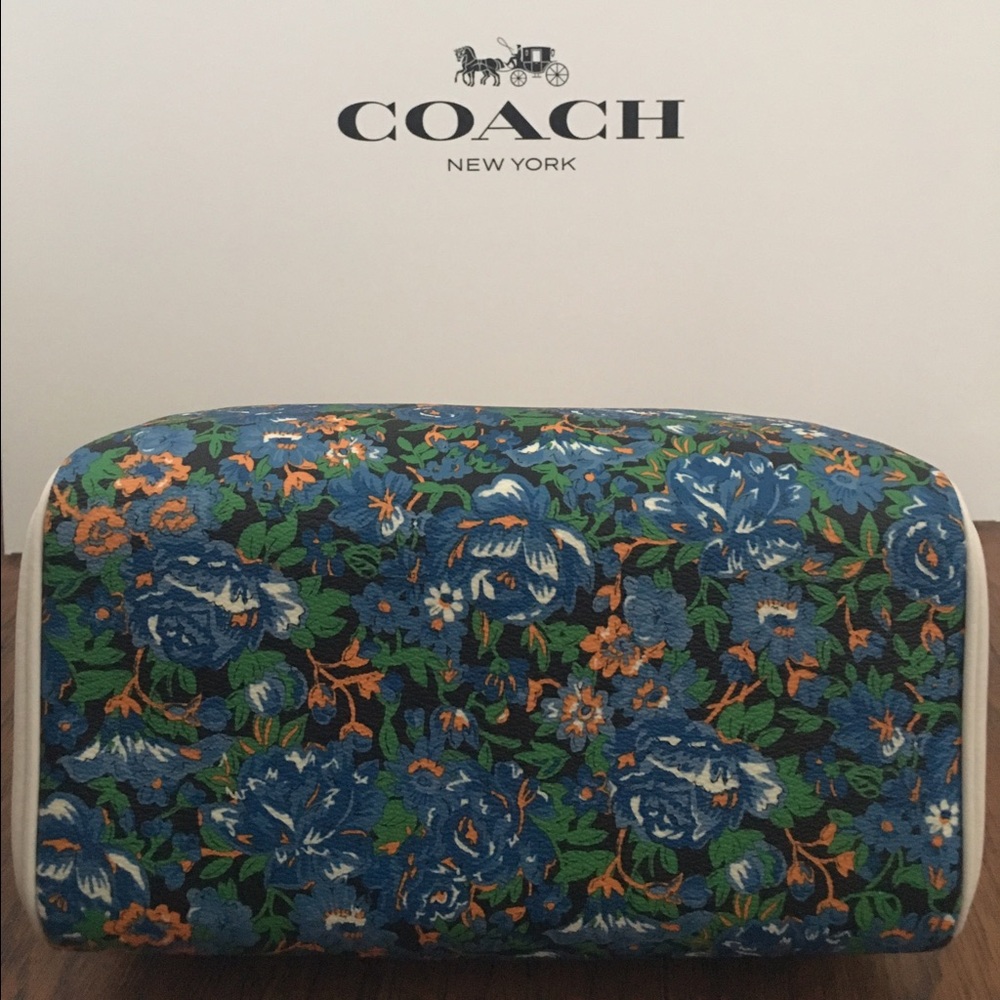 COACH Mini Bennet Floral Satchel - Picture 5 of 8