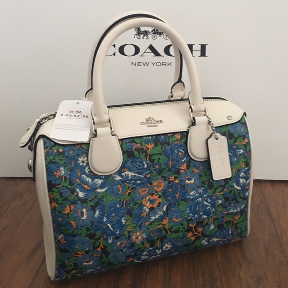COACH Mini Bennet Floral Satchel - Picture 2 of 8