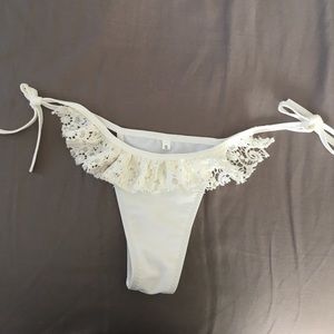 Super sexy cheeky lace bikini bottom.