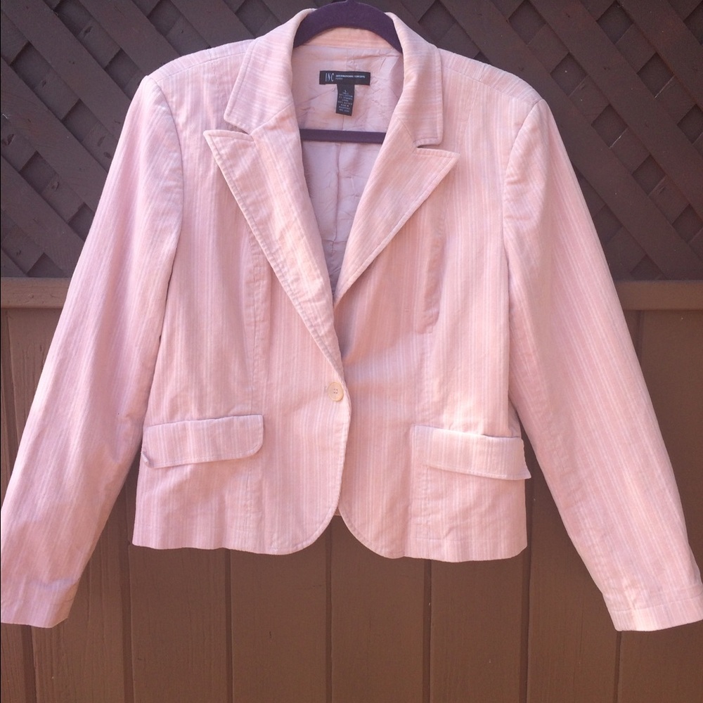Soft pink blazer