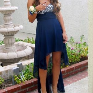 Windsor Formal Evening Dress Prom High Low Beaded