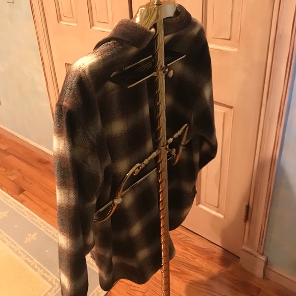 VINTAGE DKNY plaid button down sweater - Picture 3 of 3