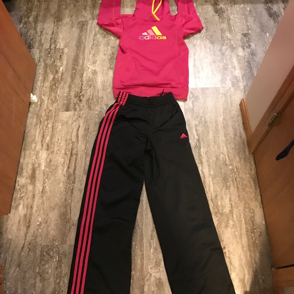 Adidas 2 pc set womens xs