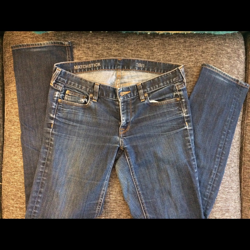 J. Crew matchstick jeans