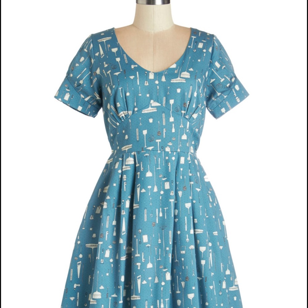 Modcloth Poppy London Hardware Store Dress