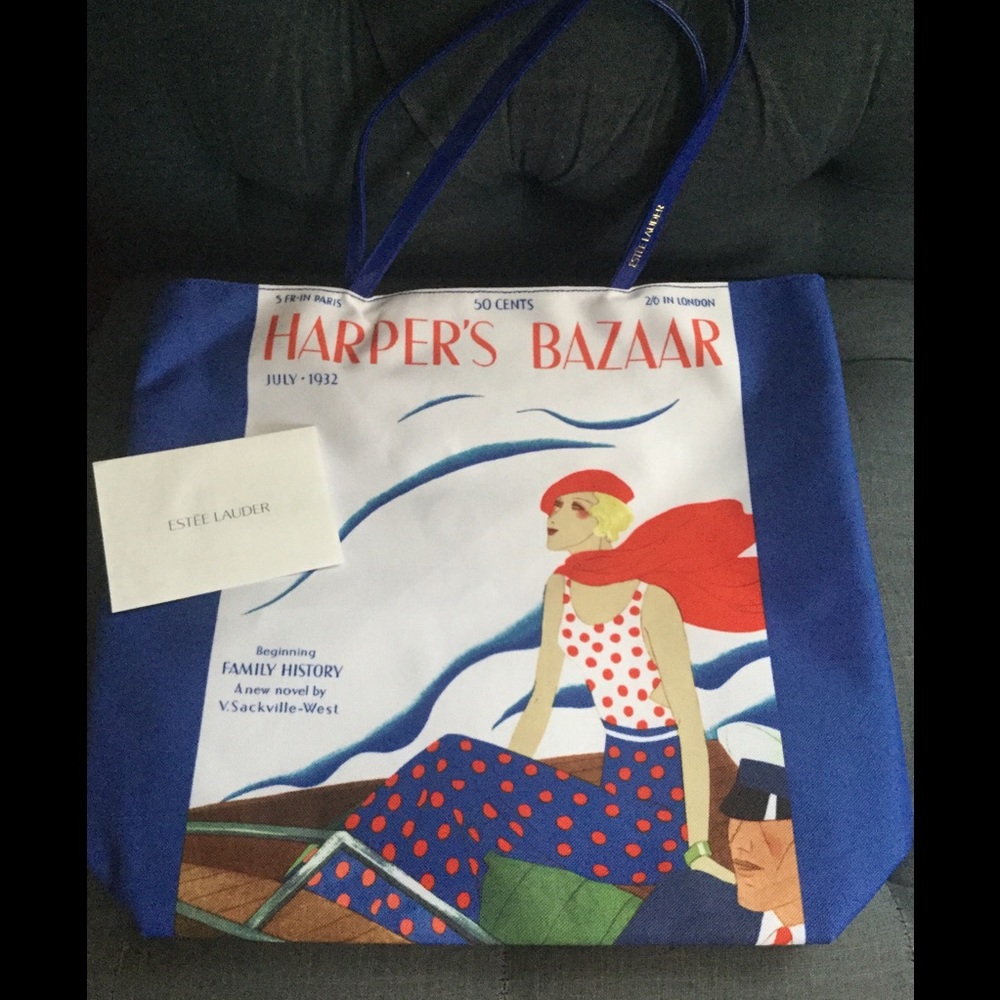 Harper's Bazaar Estēe Lauder bag