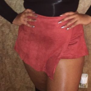 Orange skort