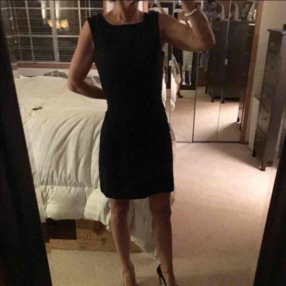 **SOLD** AWESOME Black Rayon Sheath