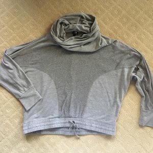 Cable & Gauge Gray Dolman Batwing Sweatshirt Top L