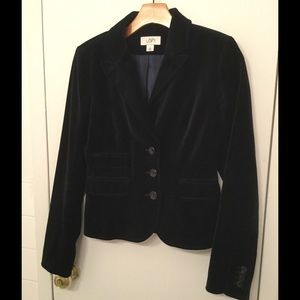 Loft Velvet Blazer