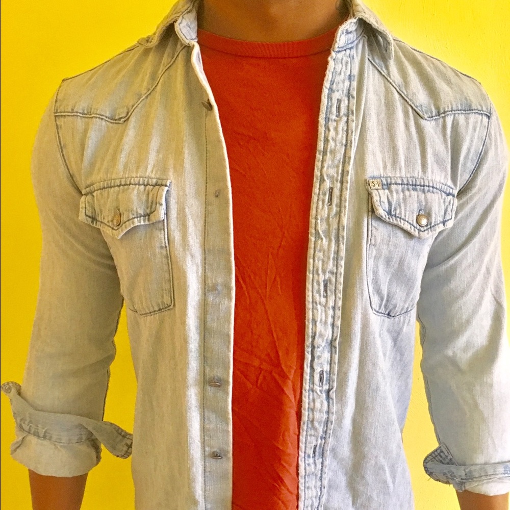 Denim Button Down
