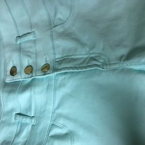 fun light blue pants