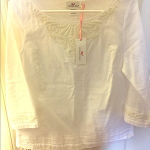 NWT Vineyard Vines quarter-sleeve top new w tags!