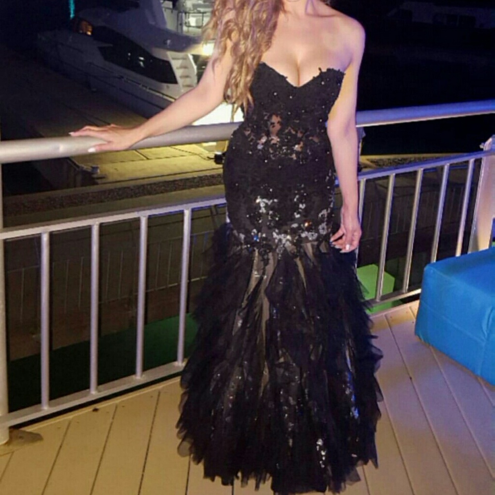 Jovani Corset Mermaid Gown. Prom Wedding Dress