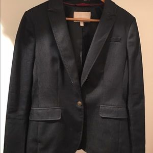 Banana Republic Dark Denim Blazer Size 12