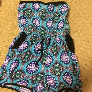Patterned fun romper