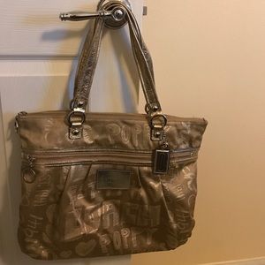 Gold Coach purse