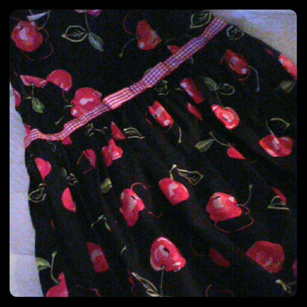 Toddler Cherries Dress 2T
