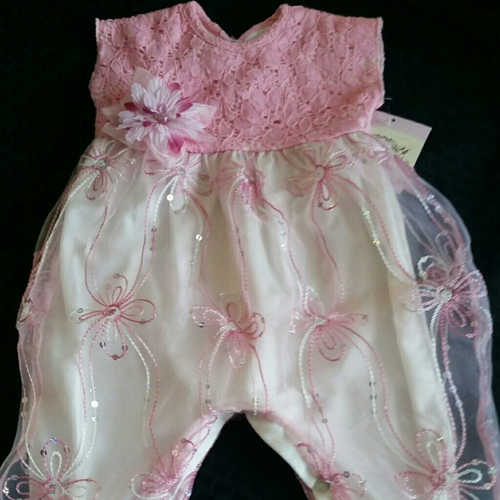 Beautiful baby girl one piece outfit