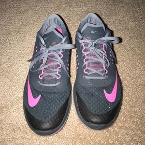 Bluish gray with pink Nike Fitsole size 8.5