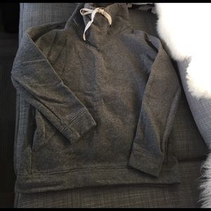 Funnel Neck JCrew Dark Grey Sweatshirt.