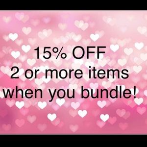 15% Off 2+Items When Bundle!