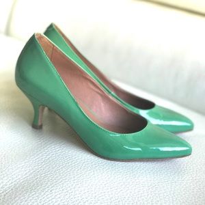 Corso Como Green Patent Leather Pump, Size 7