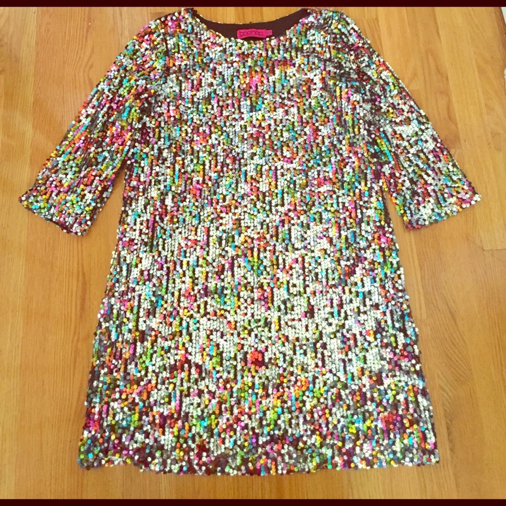 Shift Sequin dress