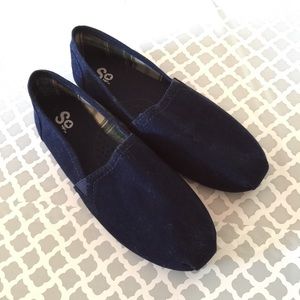 NWOB Navy Blue Slip On Shoes