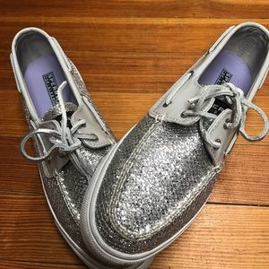 Speedy top sided Bahama Silver Glitter sneakers