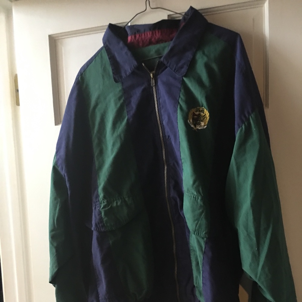 Blue and green vintage Original New River jacket