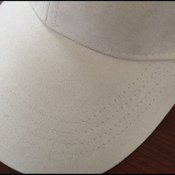 Suede Cream Cap - Picture 2 of 4