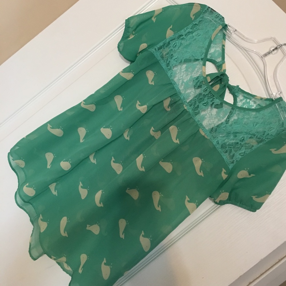 Teal Blouse