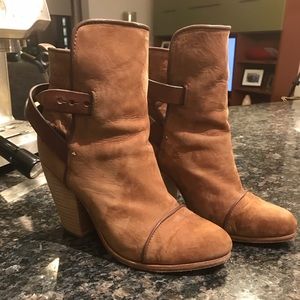 Rag & Bone Camel suede bootie