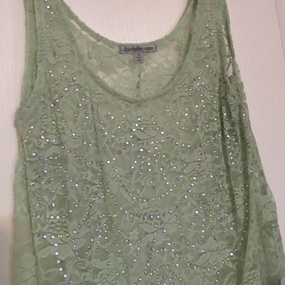 Sequined Tank - Picture 2 of 3