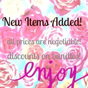 NEW ITEMS!!💥💥 everything is negotiable!💓
