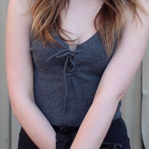 FINAL PRICE MUST GO! Brandy lace up tank