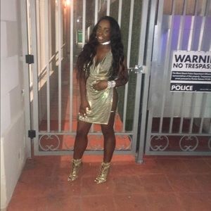 GoJane gold statement dress!