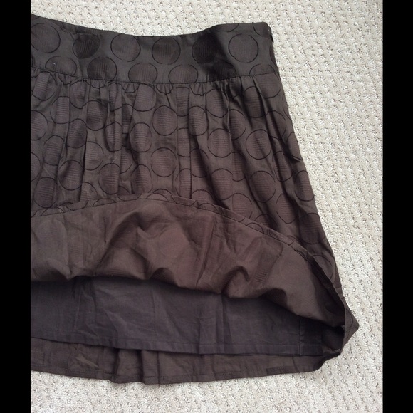 LOFT Brown Dot Skirt 🌞 on sale 🌞 - Picture 4 of 7