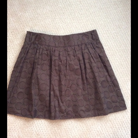 LOFT Brown Dot Skirt 🌞 on sale 🌞 - Picture 5 of 7