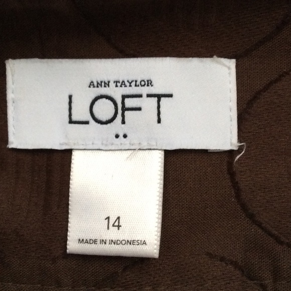 LOFT Brown Dot Skirt 🌞 on sale 🌞 - Picture 6 of 7