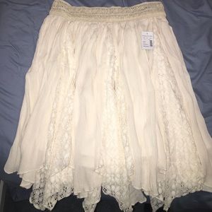 Maurice's Bohemian Cream Skirt. NWT.