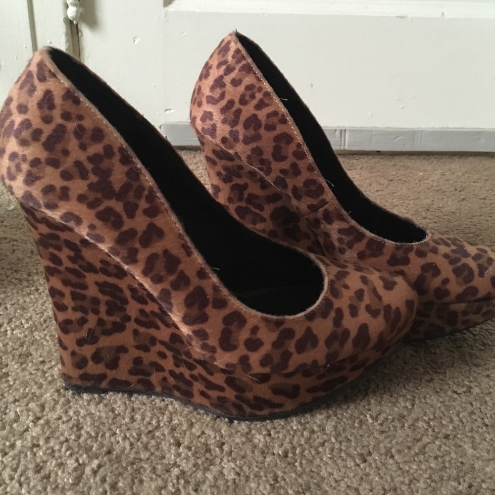 Cheetah print heels