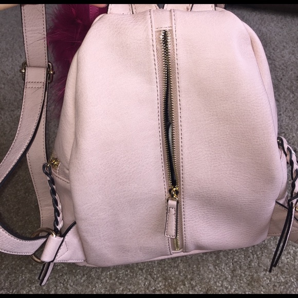 Vegan leather backpack purse