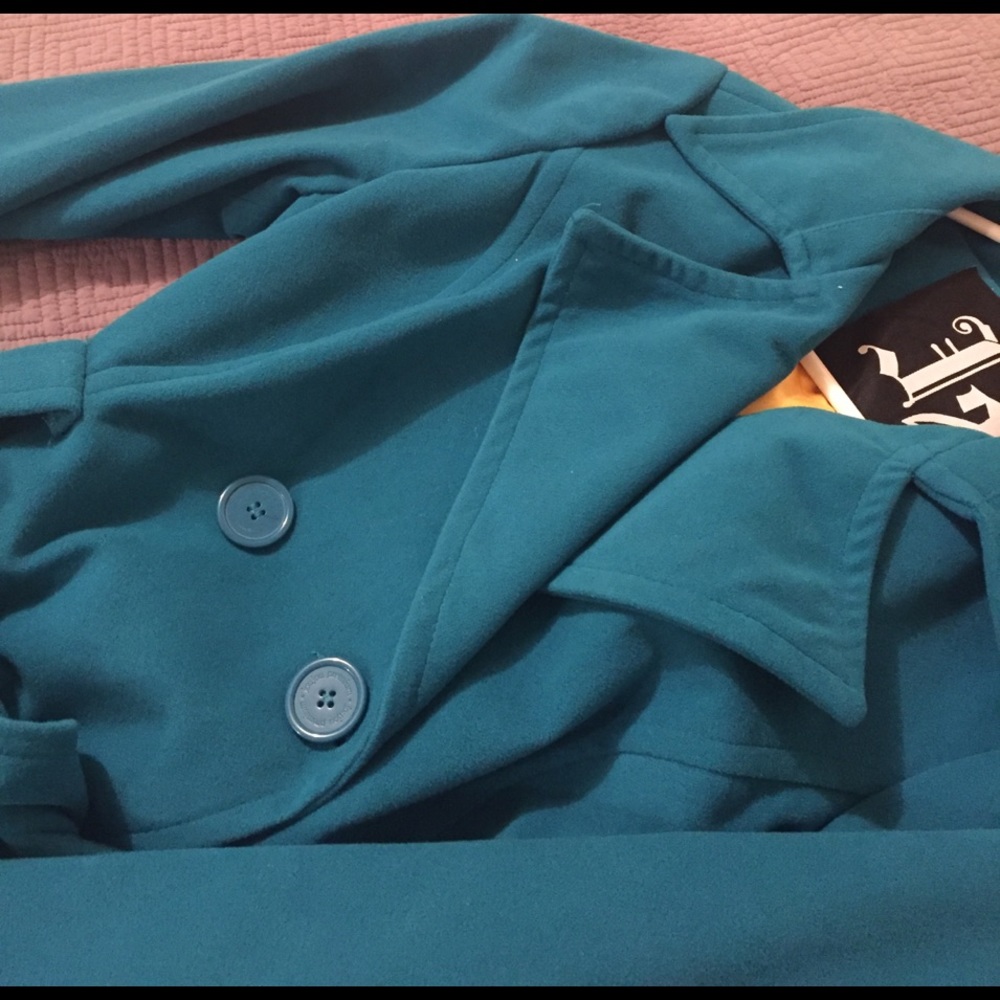 Deep Teal Peacoat