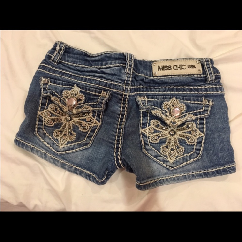 Jeweled Short Shorts