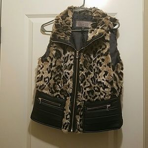 Leopard Print Vest